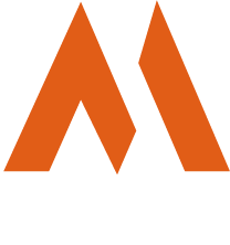 Logo de Macald Ingeniería y Construcción en negativo