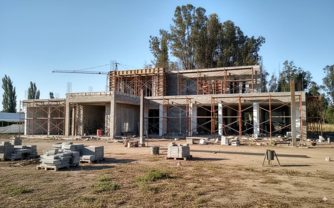 Piscina en forma de mariposa construida con material reciclado y sistema de climatización solar.